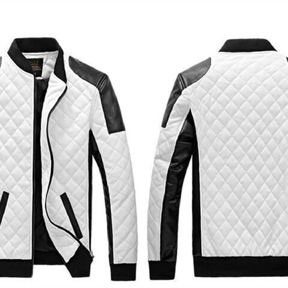 Adrianne - Gepolsterte Motorradjacke Aus Kunstleder