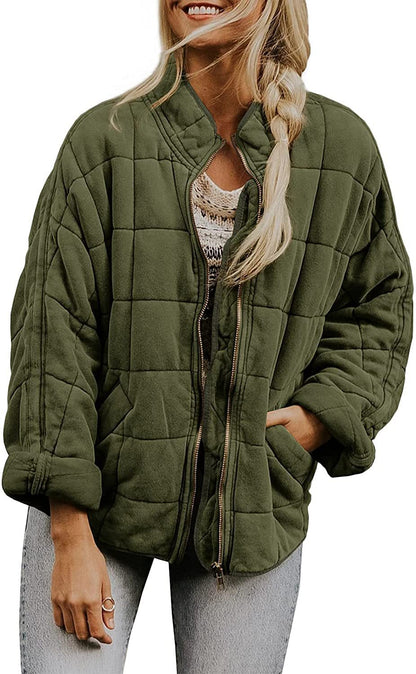 Alena - Lockere Jacke Aus Dicker Baumwolle