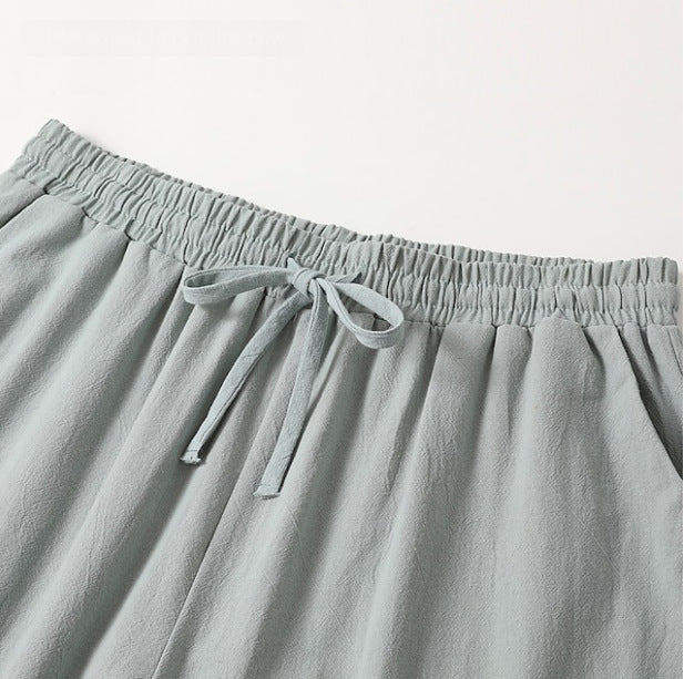 Andrew – Hochwertige, Lockere Leinenhose Für Den Frühling