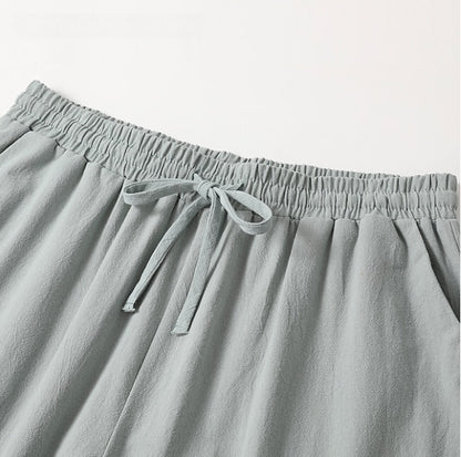 Andrew – Hochwertige, Lockere Leinenhose Für Den Frühling