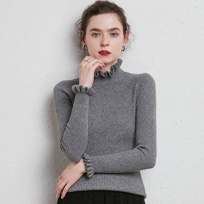 Anastasia - Modischer Pullover Mit Spitzenkragen