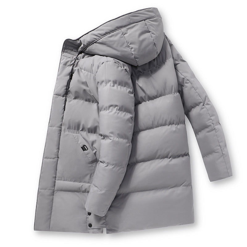 Alex – Warme Winterjacke Für Herren – Wattierte Jacke Mit Kapuze Und Reißverschluss
