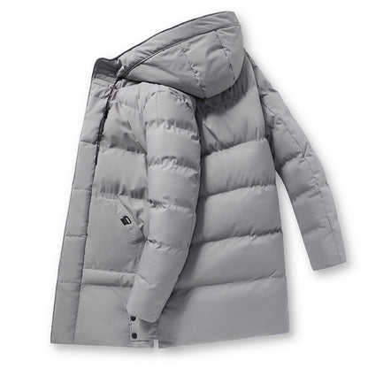 Alex – Warme Winterjacke Für Herren – Wattierte Jacke Mit Kapuze Und Reißverschluss