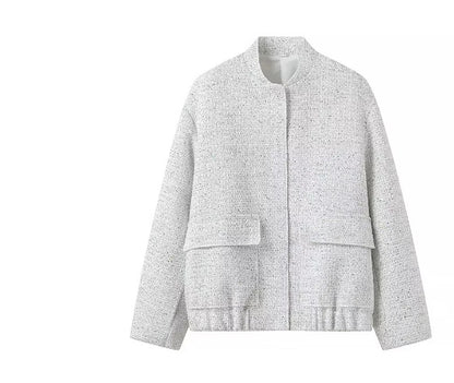 Yana - Goldfarbene Pailletten-jacke