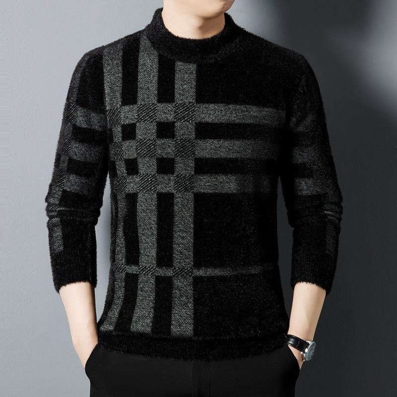 Agusztav – Bequemer Und Dehnbarer Gestrickter Herrenpullover