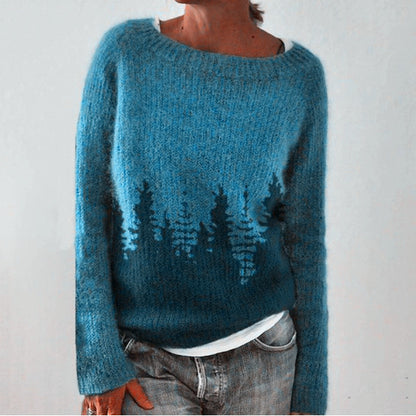 Thea – Damenpullover Im Retro-stil