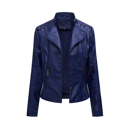 Arline - Pu-lederjacke Mit Reibverschluss