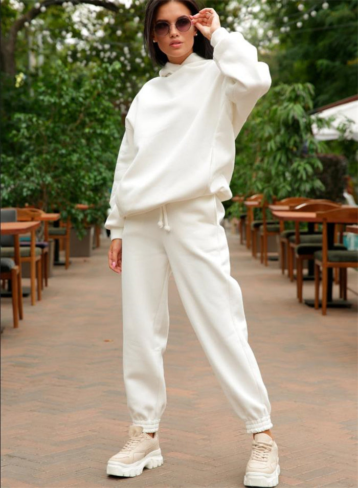 Alessia - Verdickter Langärmeliger Pullover Und Hose 2er-set