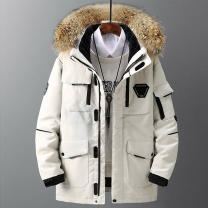 Bryan - Winterjacke Für Herren Mit Fellkapuze