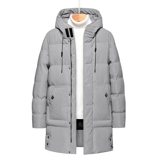 Alex – Warme Winterjacke Für Herren – Wattierte Jacke Mit Kapuze Und Reißverschluss