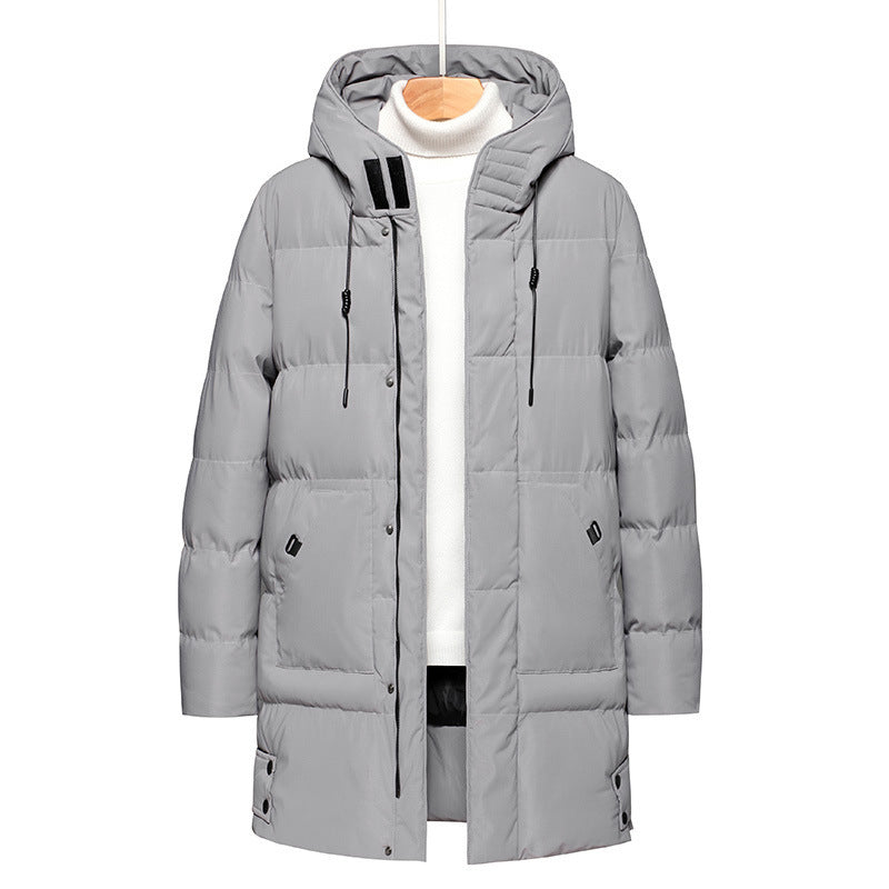 Alex – Warme Winterjacke Für Herren – Wattierte Jacke Mit Kapuze Und Reißverschluss