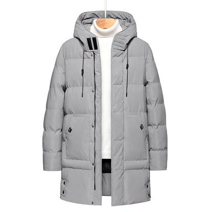 Alex – Warme Winterjacke Für Herren – Wattierte Jacke Mit Kapuze Und Reißverschluss