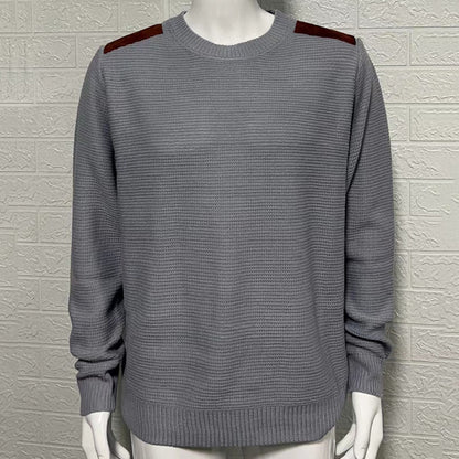 Adriel Herren-waffelrippen-strickpullover
