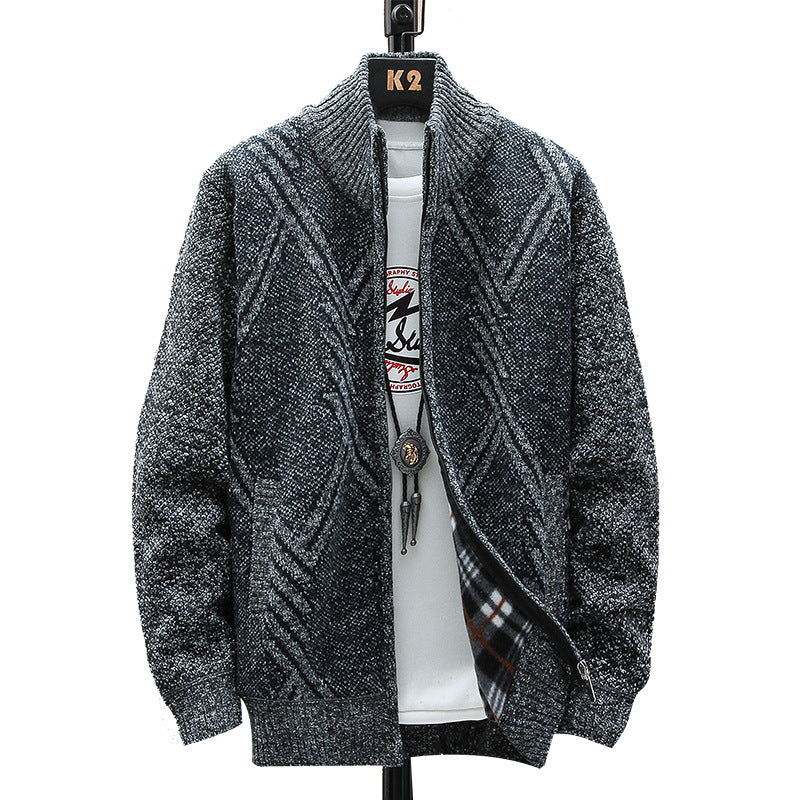 Anjo - Stripezip Weste | Trendiger Gestreifter Winter-cardigan