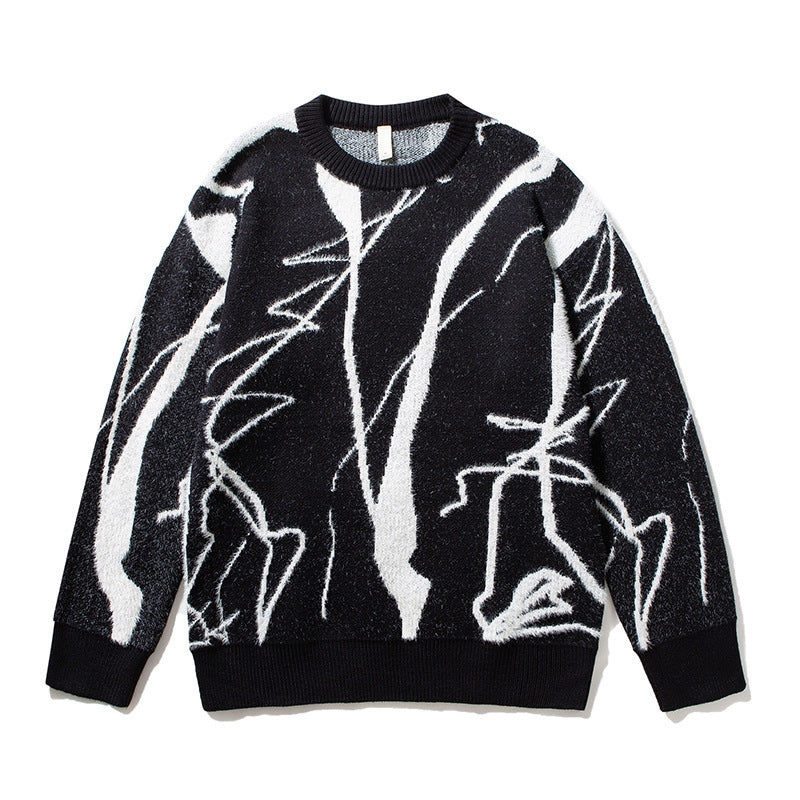 Arvid - Herrenpullover Mit Grafischem Print