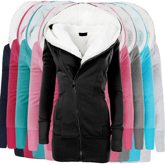 Brie – Fleece Cardigan Mit Kapuze