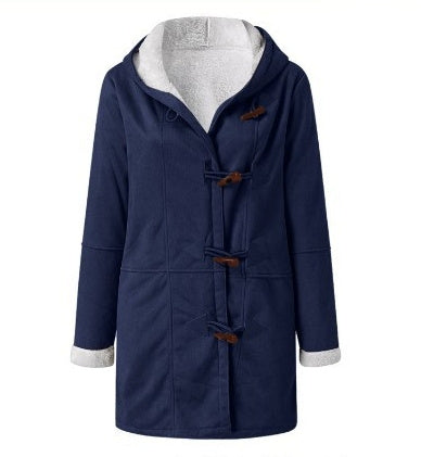 Yarelli - Hochwertige Fleecejacke Aus Wildleder Mit Halblanger Kapuze