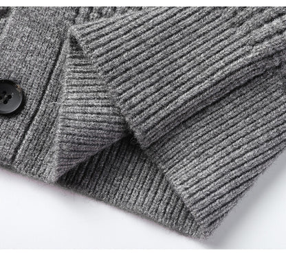 Ahmad – Stylischer Waffel-cardigan Für Herren