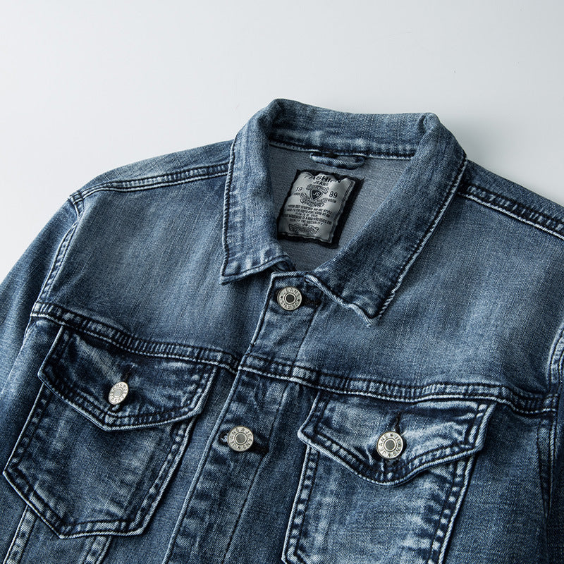 Zeitlose Herren Denim-jacke – Viggo