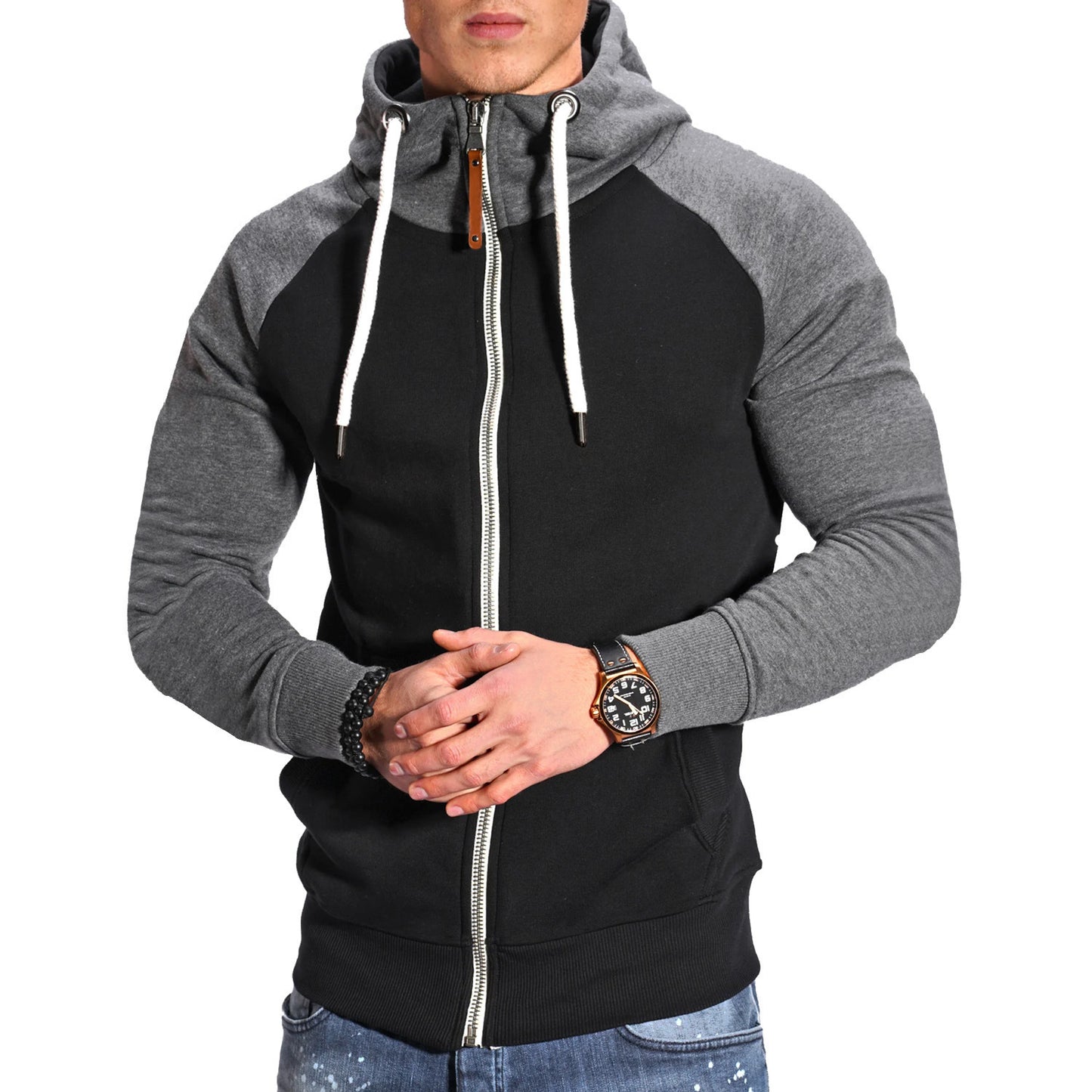 Xavier – Lässiger Kapuzenpullover Mit Reißverschluss Für Herren