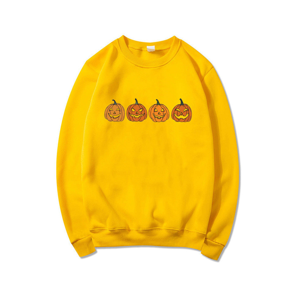 Afra – Halloween-pullover Mit Rundhalsausschnitt Und Kürbismotiv Für Damen