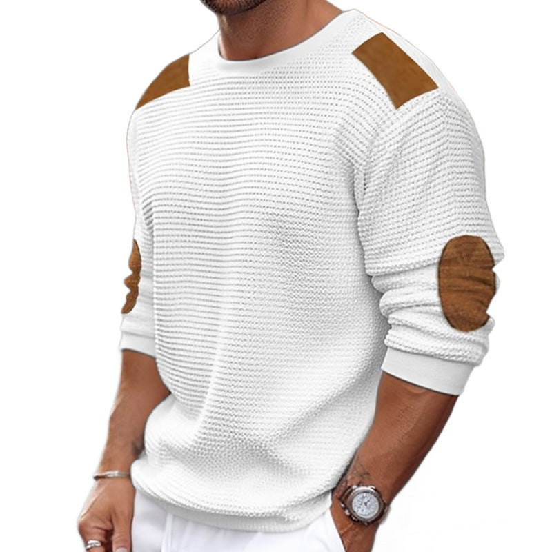 Adriel Herren-waffelrippen-strickpullover