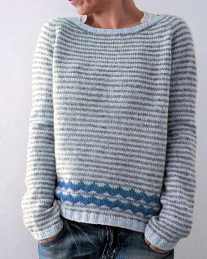 Thea – Damenpullover Im Retro-stil