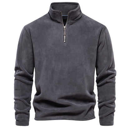 Warren - Cordpullover Mit Halbem Reißverschluss