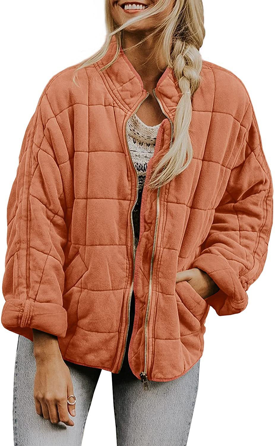 Alena - Lockere Jacke Aus Dicker Baumwolle