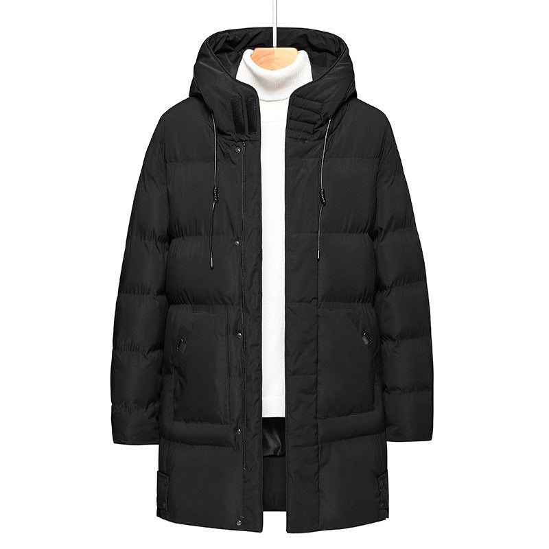 Alex – Warme Winterjacke Für Herren – Wattierte Jacke Mit Kapuze Und Reißverschluss