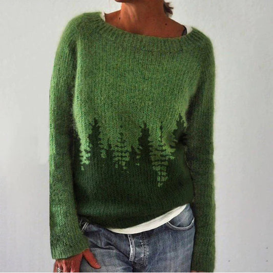 Xanthe | Damen Retro-pullover