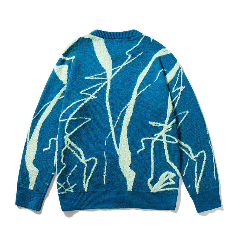 Arvid - Herrenpullover Mit Grafischem Print