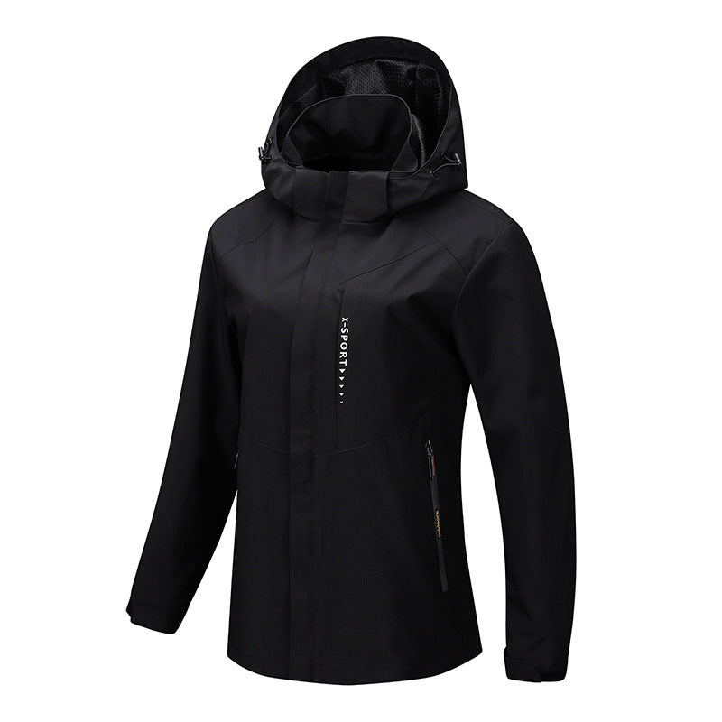 Wasser- Und Winddichte Outdoor-jacke Mit Kapuze - Ecoshield