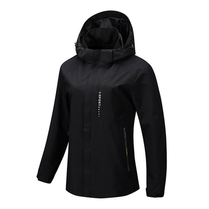 Wasser- Und Winddichte Outdoor-jacke Mit Kapuze - Ecoshield