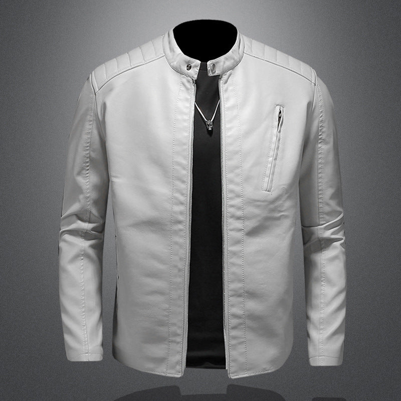 Calvin - Premium Herren Biker Lederjacke