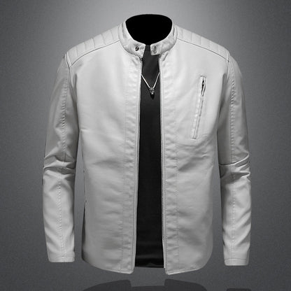 Calvin - Premium Herren Biker Lederjacke