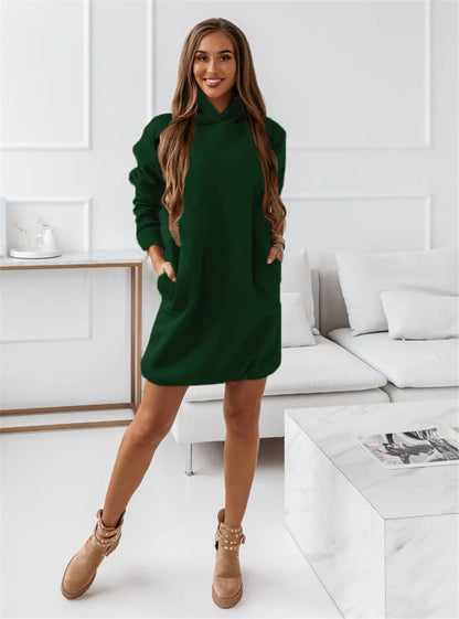 Angela - Kleid Mit Kapuze