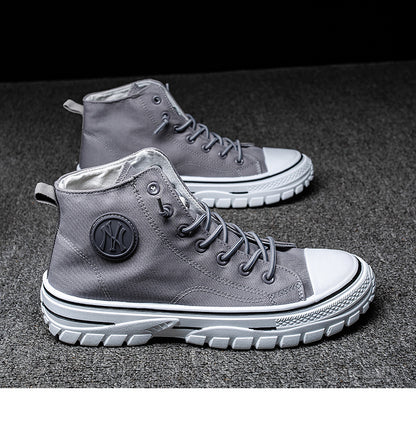 Viktor - Trendy Urban Canvas Sneakers Für Herren
