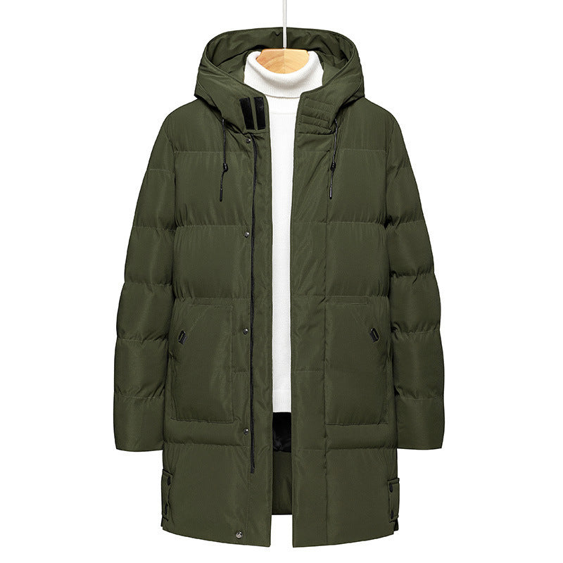 Alex – Warme Winterjacke Für Herren – Wattierte Jacke Mit Kapuze Und Reißverschluss