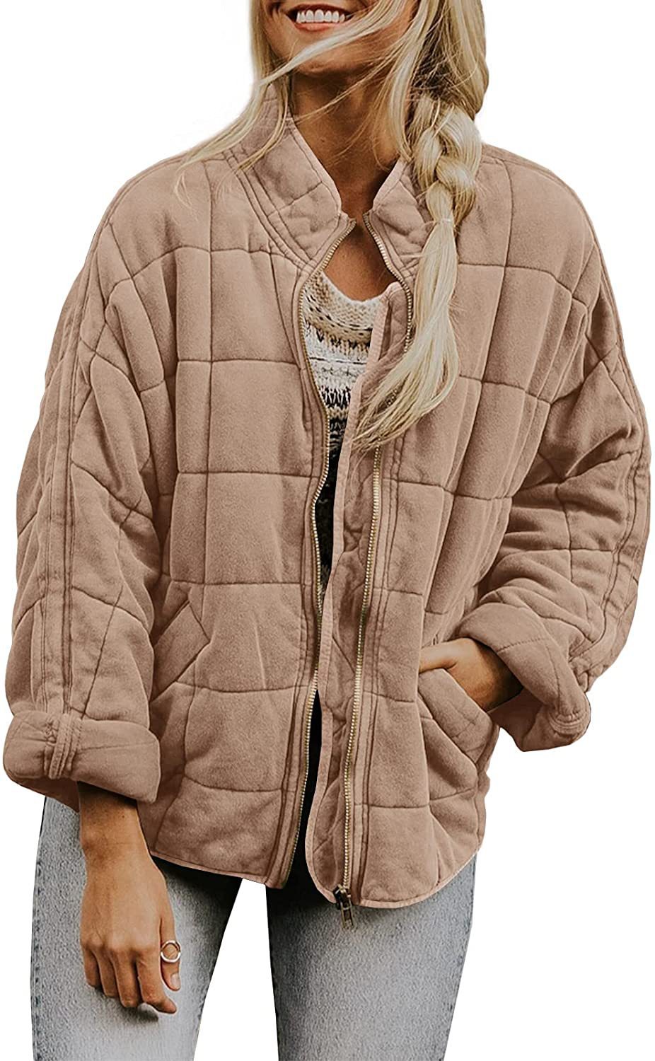 Alena - Lockere Jacke Aus Dicker Baumwolle