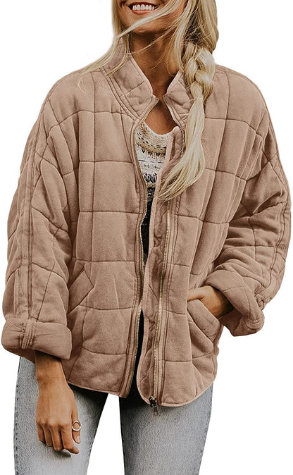 Alena - Lockere Jacke Aus Dicker Baumwolle
