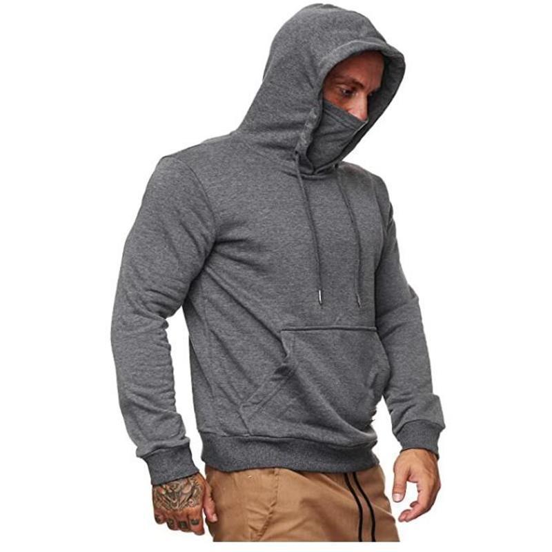 Andrew – Lässiger Kapuzenpullover Mit Gesichtsbedeckung