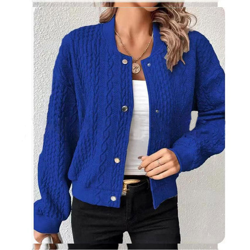 Allison - Grob Gestrickte Strickjacke