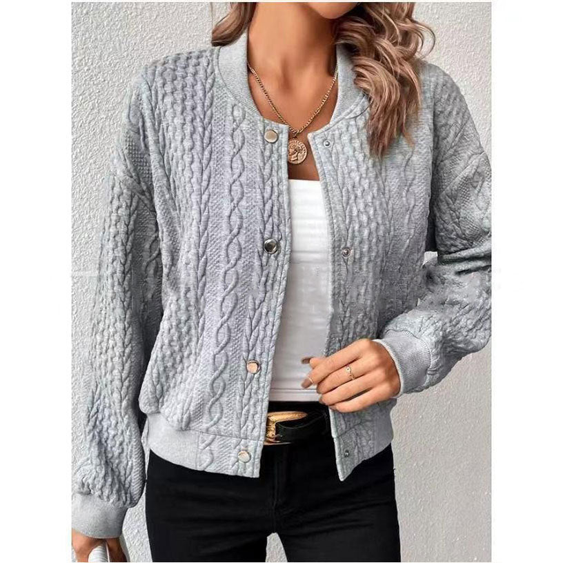Allison - Grob Gestrickte Strickjacke