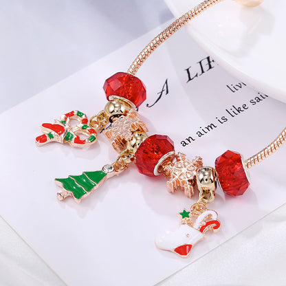 Hedda -  Weihnacht Zuckerstangen Charme-Armband
