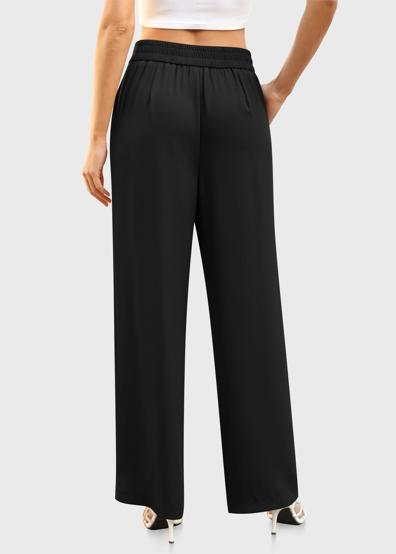 Waverly - Hose Mit Hoher Taille Und Weitem Bein