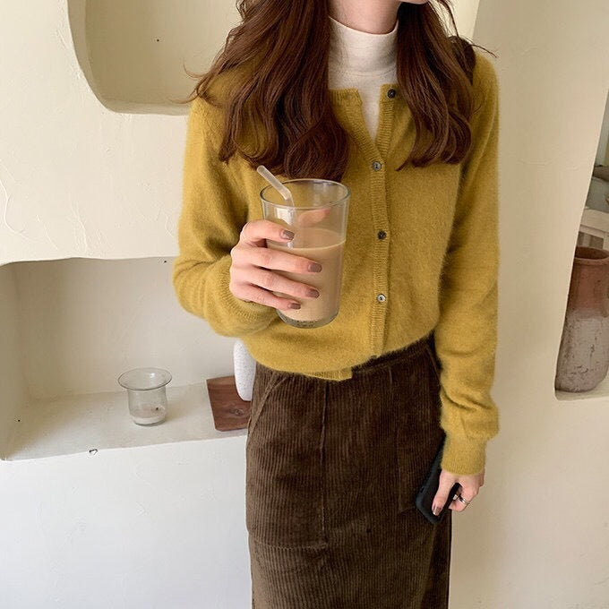 Aliana – Kuschelige Strickjacke Mit Offener Vorderseite