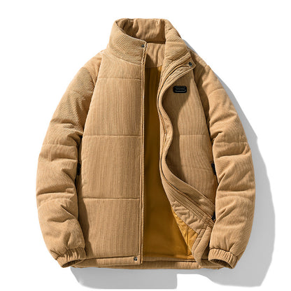 Verno - Herren Cord Pufferjacke