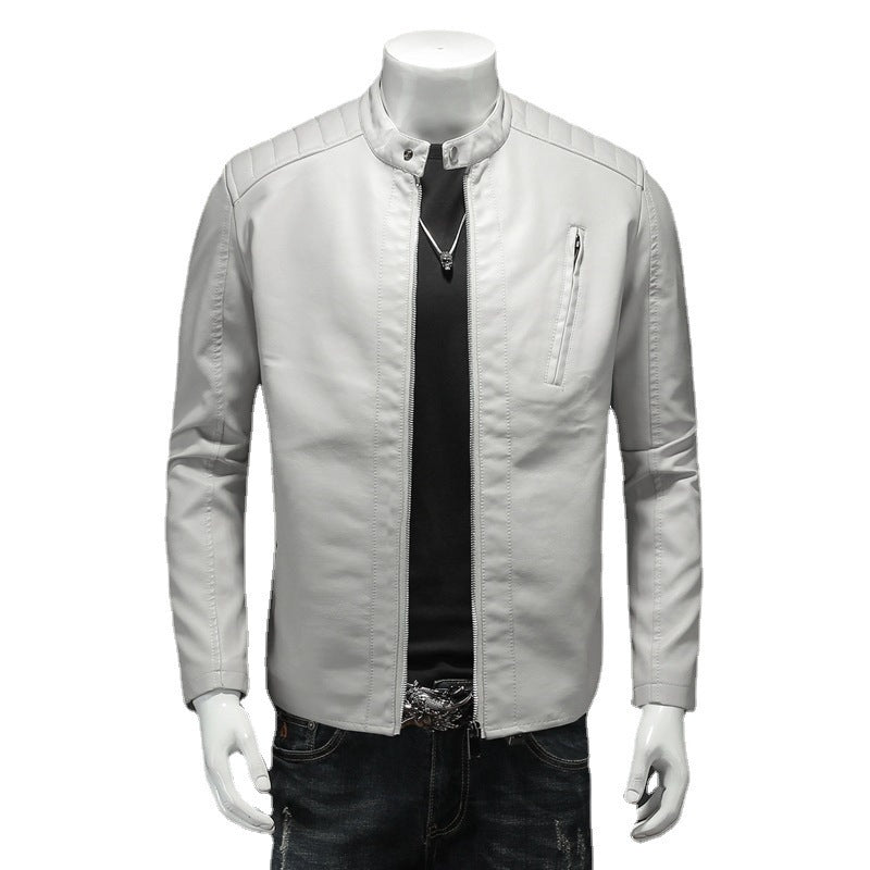 Calvin - Premium Herren Biker Lederjacke