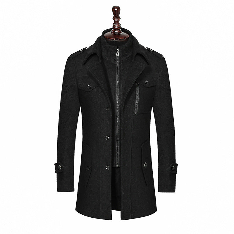 Vincent | Trenchcoat Mit Offenem Kragen